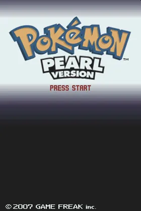 Pocket Monsters - Pearl (Japan) (Rev 5) screen shot title